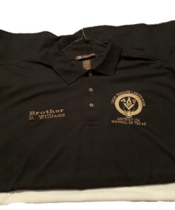 True Square 108 PHA Master Mason Blue Lodge Polo - Copy
